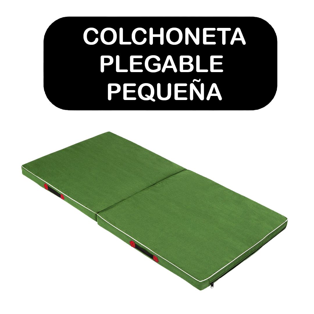 Colchoneta gimnasia plegable 100x50x5 cm