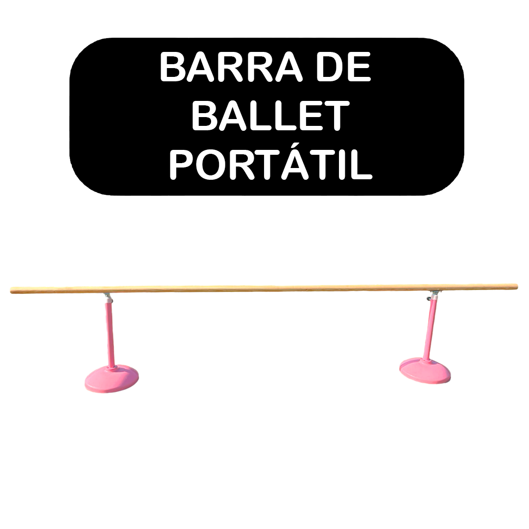 Barra de ballet portátil 4 metros