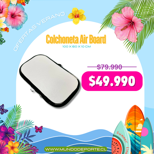 Colchoneta Inflable Air Board 100x60x10 cm