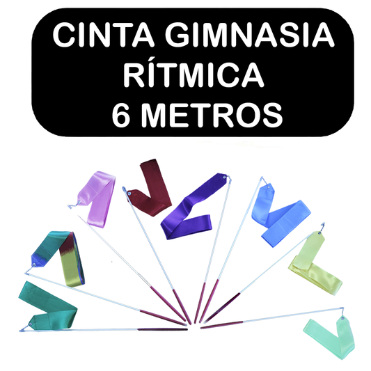 Lazo Cinta gimnasia rítmica 6 Metros + Estilete