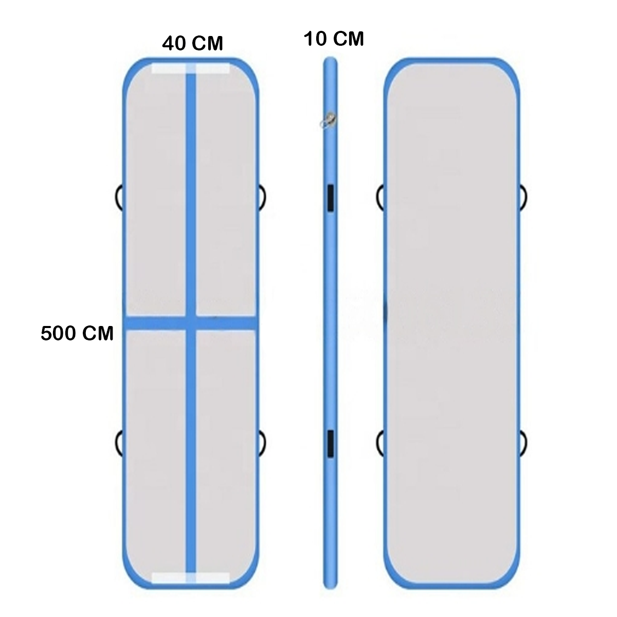 Viga Inflable metodologica Airtrack 500x40x10 Cm Largo Oficial