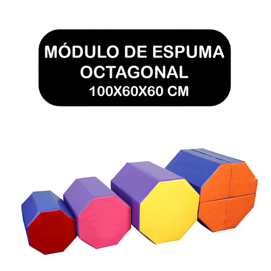 Módulo de espuma octagonal 100x60x60 cm