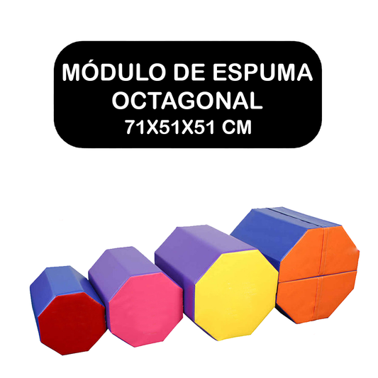 Módulo de espuma octagonal 71x51x51 cm