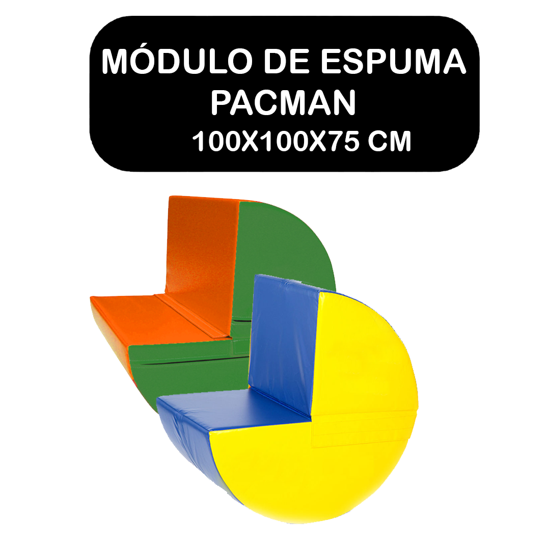 Módulo de espuma pacman 100x100x75 cm