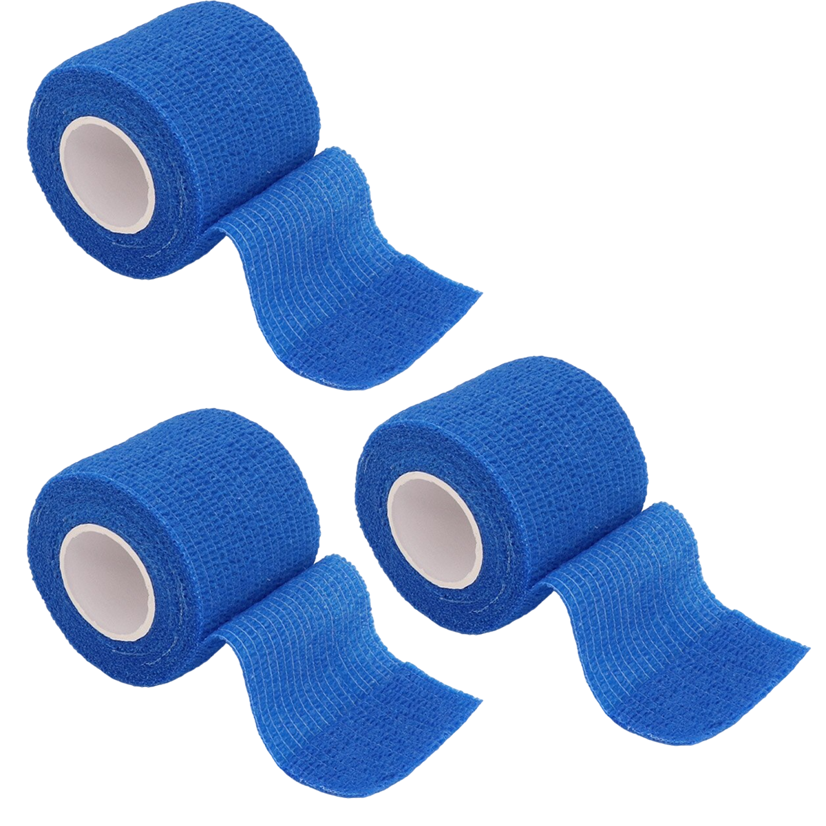 Pack 3 Cintas Autoadherente Coban Vendaje de entrenamiento 7,5 cm de grosor