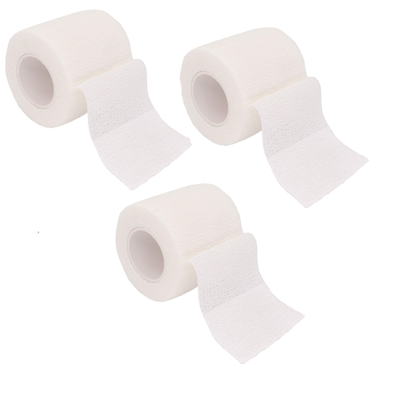 Pack 3 Cintas Autoadherente Tipo Coban Vendaje de entrenamiento 10 cm de grosor