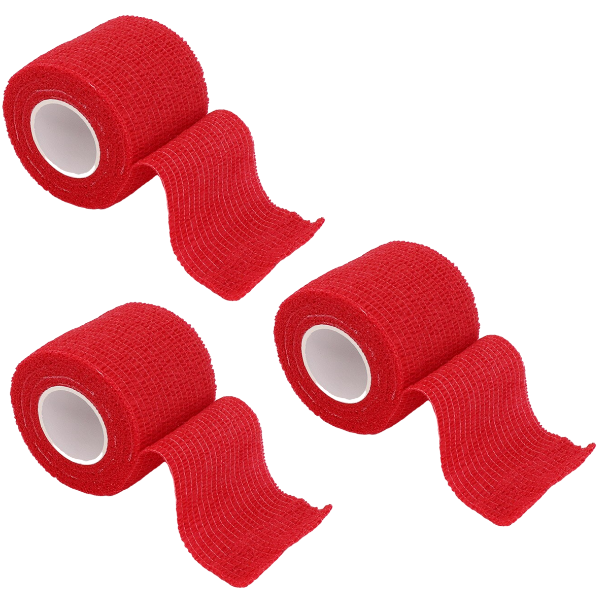 Pack 3 Cintas Autoadherente Tipo Coban Vendaje de entrenamiento 5 cm de grosor