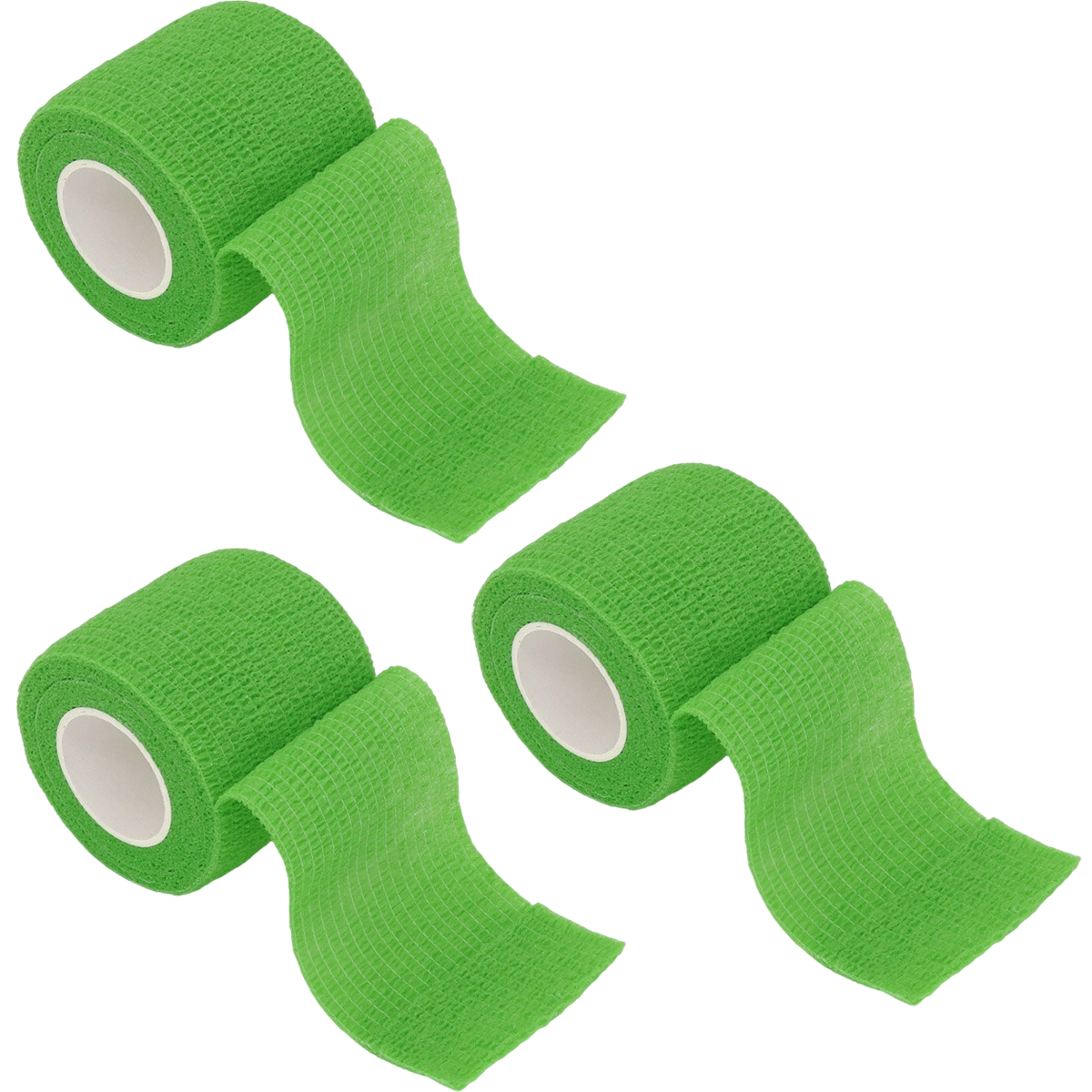 Pack 3 Cintas Autoadherente Tipo Coban Vendaje de entrenamiento 10 cm de grosor