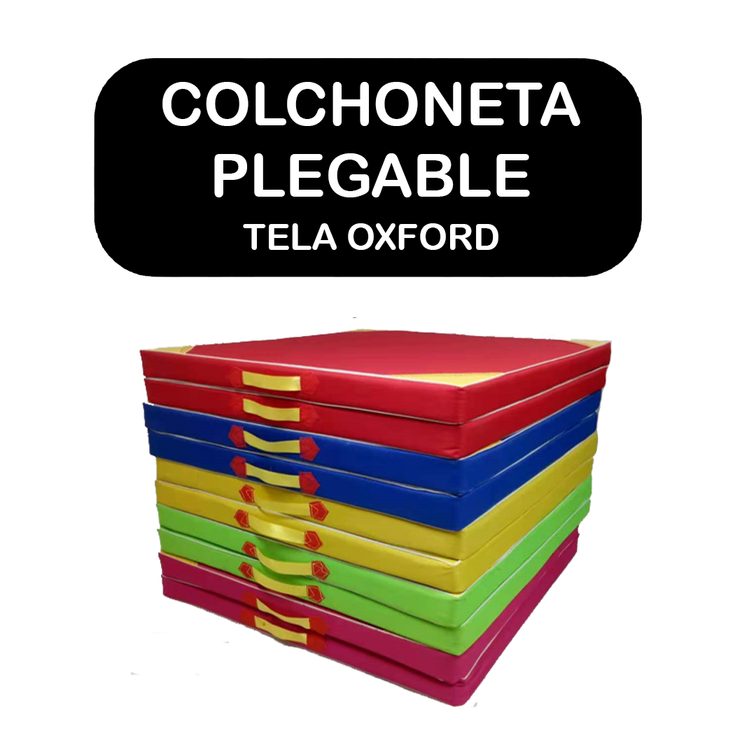 Colchoneta plegable tela oxford 120x60x5 cm