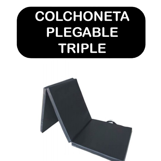 Colchoneta Plegable Triple tamaño 180x60x4 cm